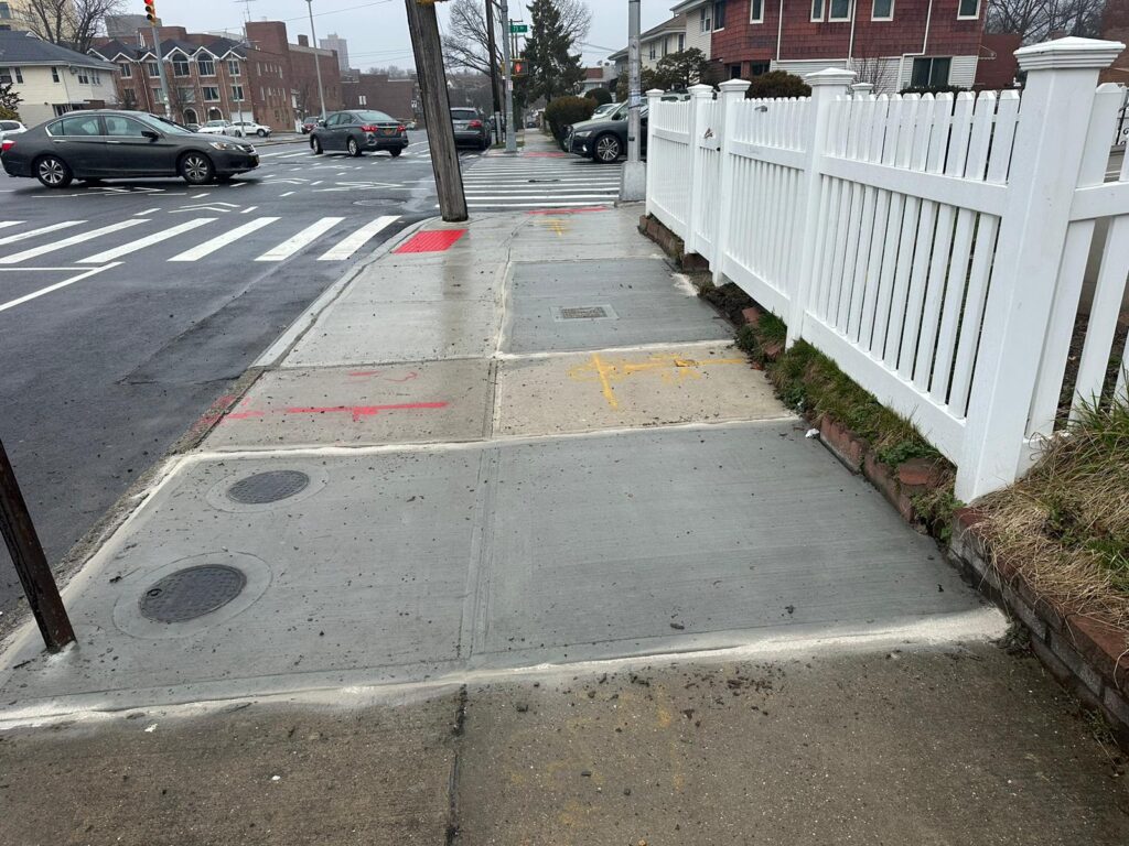 Sidewalk Repaired in Commercial areas